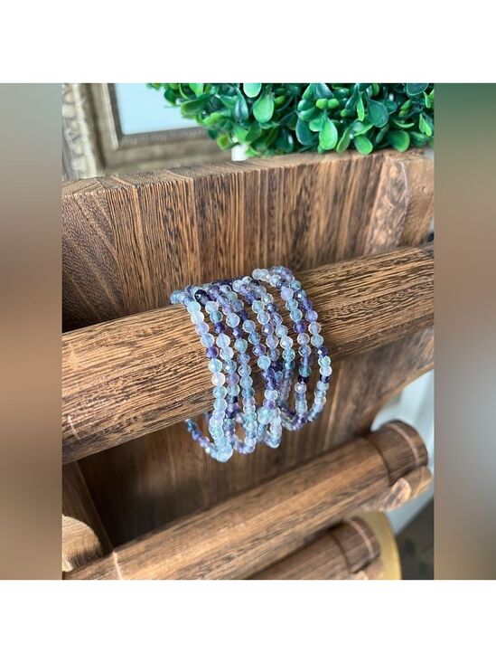overrthemoon2020 Jewelry - Blue fluorite faceted bracelet